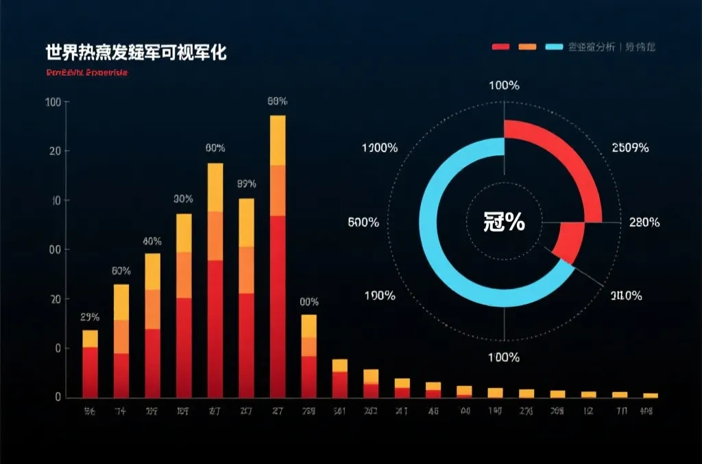 2026美加墨世界杯热门球队夺冠概率战术数据可视化图